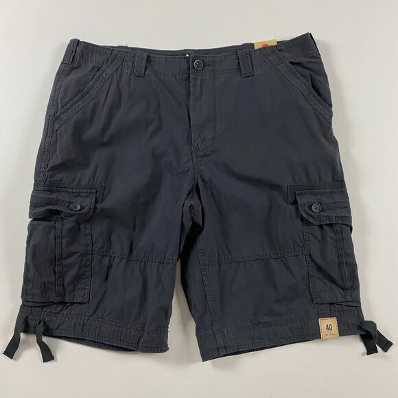 NWT Urban Pipeline Canvas Cargo Pepper Shorts Mens Size 40 Cotton Dark Gray - Picture 1 of 13